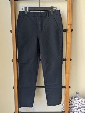Zara Women's Navy Slim Ankle Chinos - Size 2